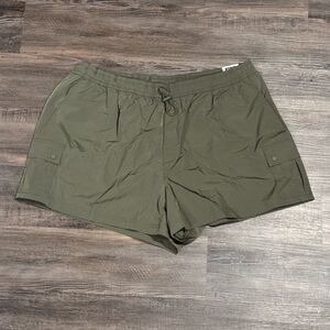 Victoria's Secret Olive Green Athletic Drawstring Shorts